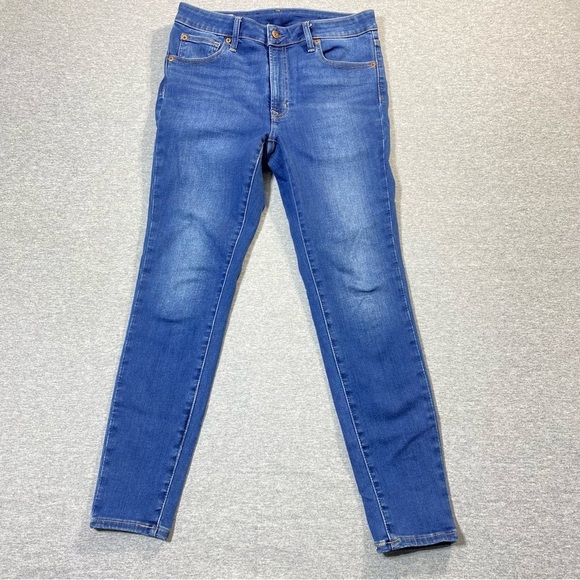 Gap Jeans Women's Juniors 3 Blue Ace Jean Skinny Mid Rise Stretch Casual Denim - Picture 1 of 12